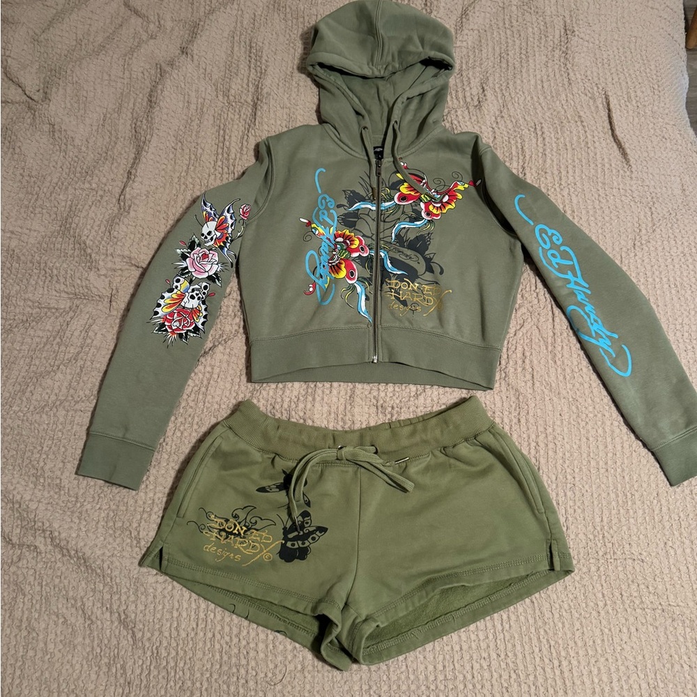 Ed Hardy CROPPED JACKET